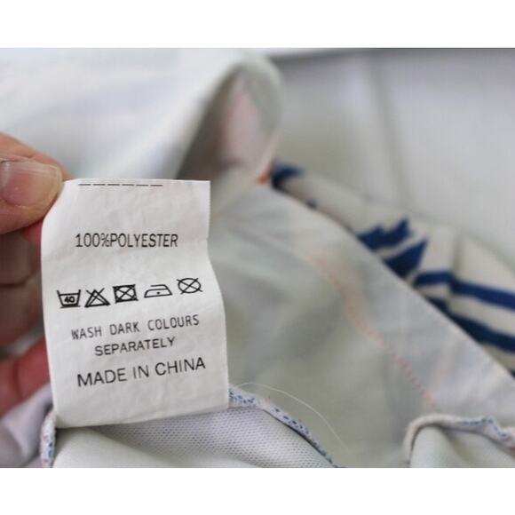 Missguided Dress Mini US Size 2 Deep V Lined Resort Summer Body Con White Blue - Picture 8 of 10